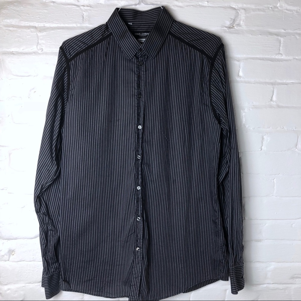 Dolce & Gabbana dress shirt grey/navy